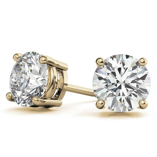 4.00 ctw Lab Grown Diamond Stud Earrings in 14k White Gold (G-VS)